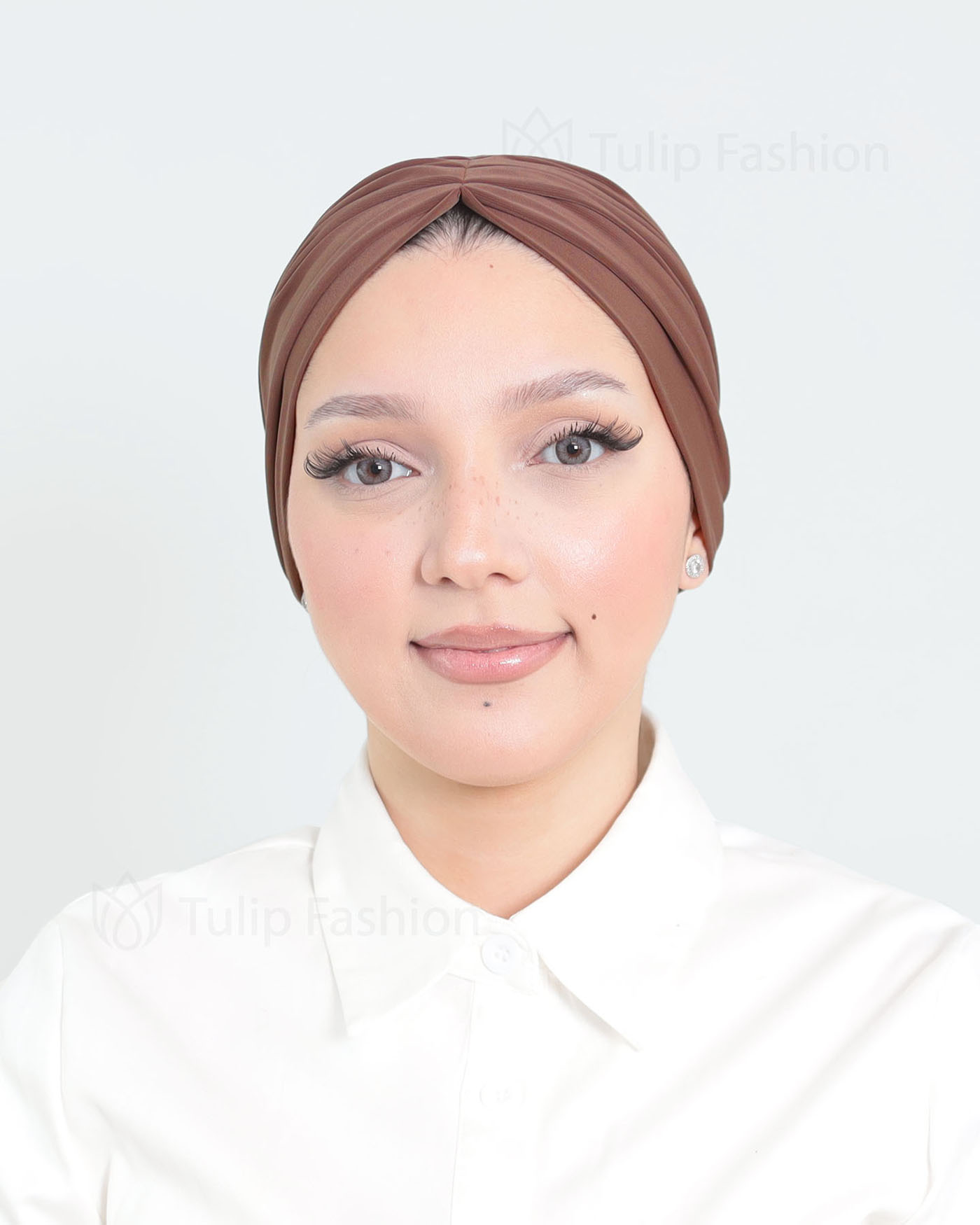 Turban - Lotus - Cacao Brown - 3