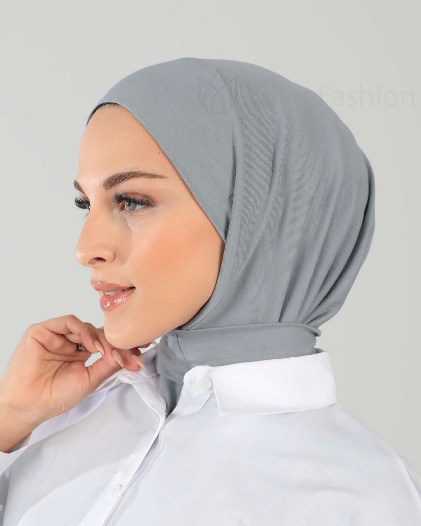 Hijab - Al Amira Instant Jersey - Medium Gray