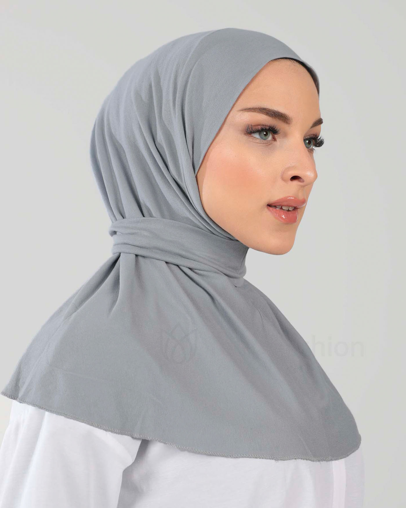 Hijab - Al Amira Instant Jersey - Medium Gray - 3