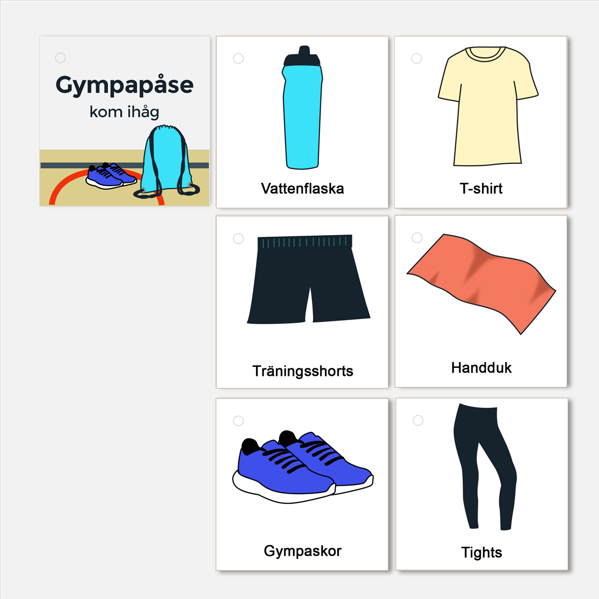Kom-ihåg-knippa, Gympapåsen - 2