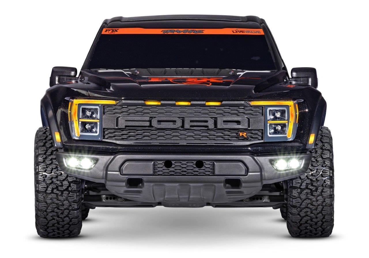 Traxxas Ford F-150 Raptor-R VXL-4s Ultimate 4WD 1/10 RTR TQi LED Fox1 Svart - 4