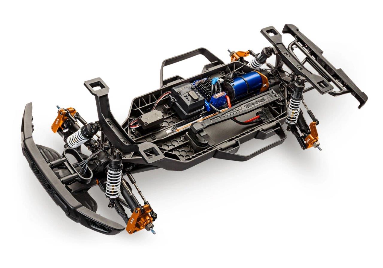 Traxxas Ford F-150 Raptor-R VXL-4s Ultimate 4WD 1/10 RTR TQi LED Fox1 Svart - 6
