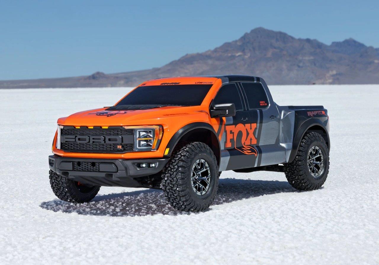 Traxxas Ford F-150 Raptor-R VXL-4s Ultimate 4WD 1/10 RTR TQi LED Fox2 Orange - 7