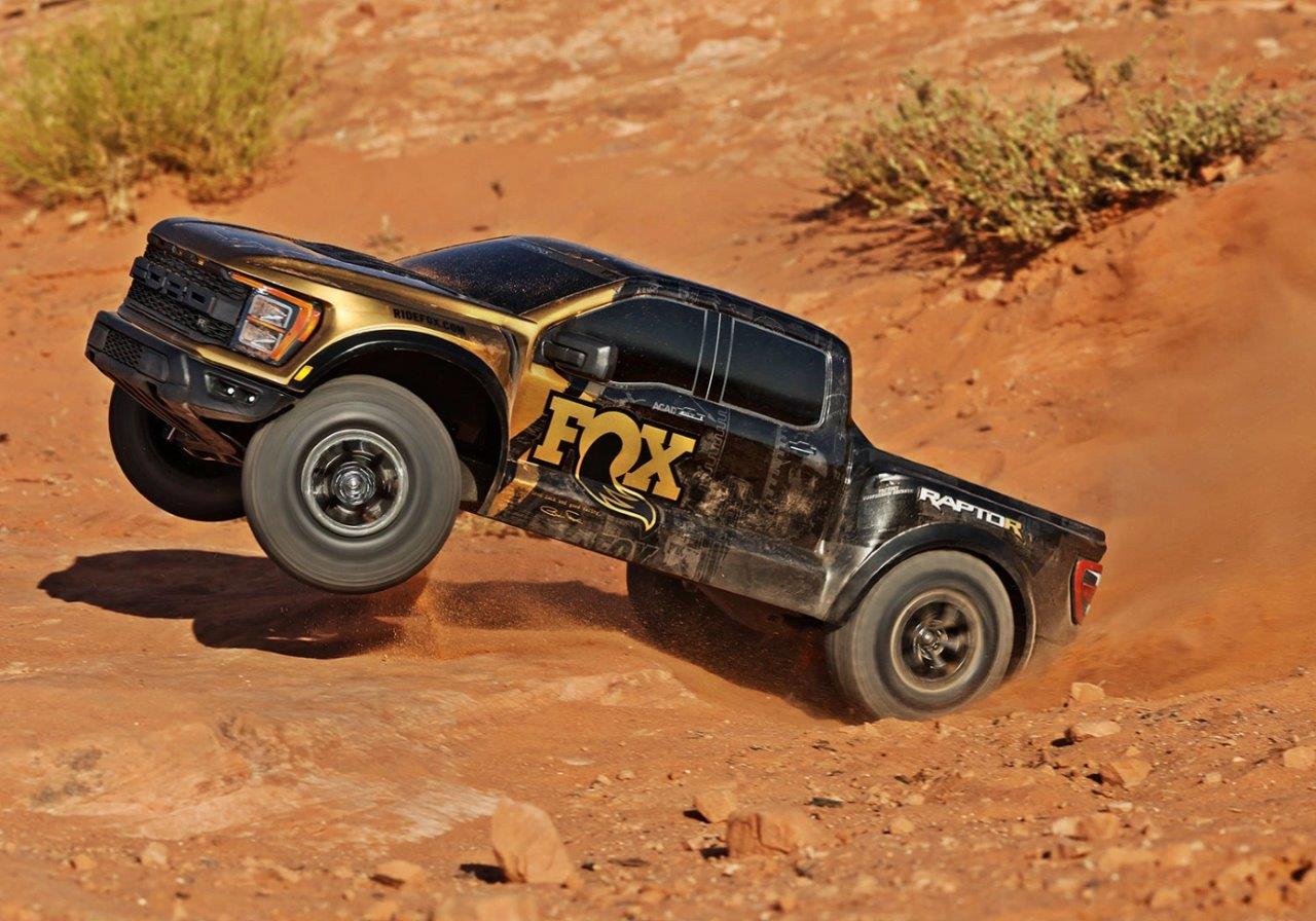 Traxxas Ford F-150 Raptor-R VXL-4s Ultimate 4WD 1/10 RTR TQi LED Fox SE Guld - 6