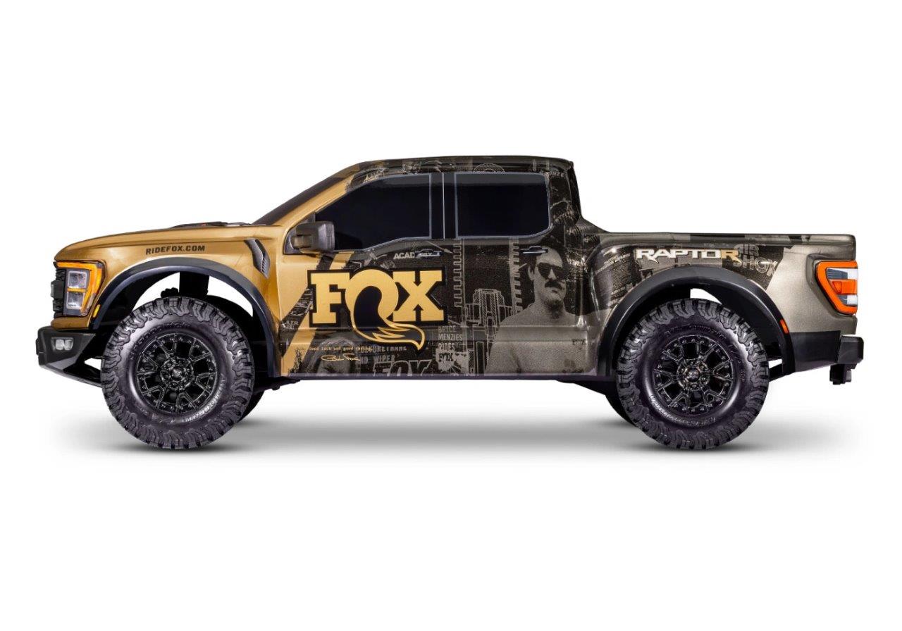 Traxxas Ford F-150 Raptor-R VXL-4s Ultimate 4WD 1/10 RTR TQi LED Fox SE Guld - 3