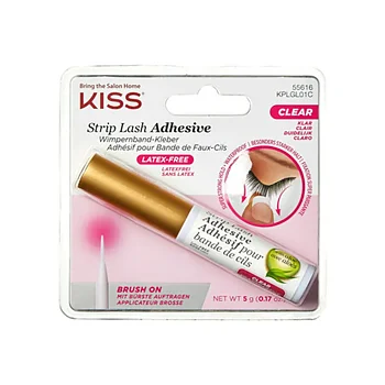 Kiss 24 hr strip eyelash adhesive - clear