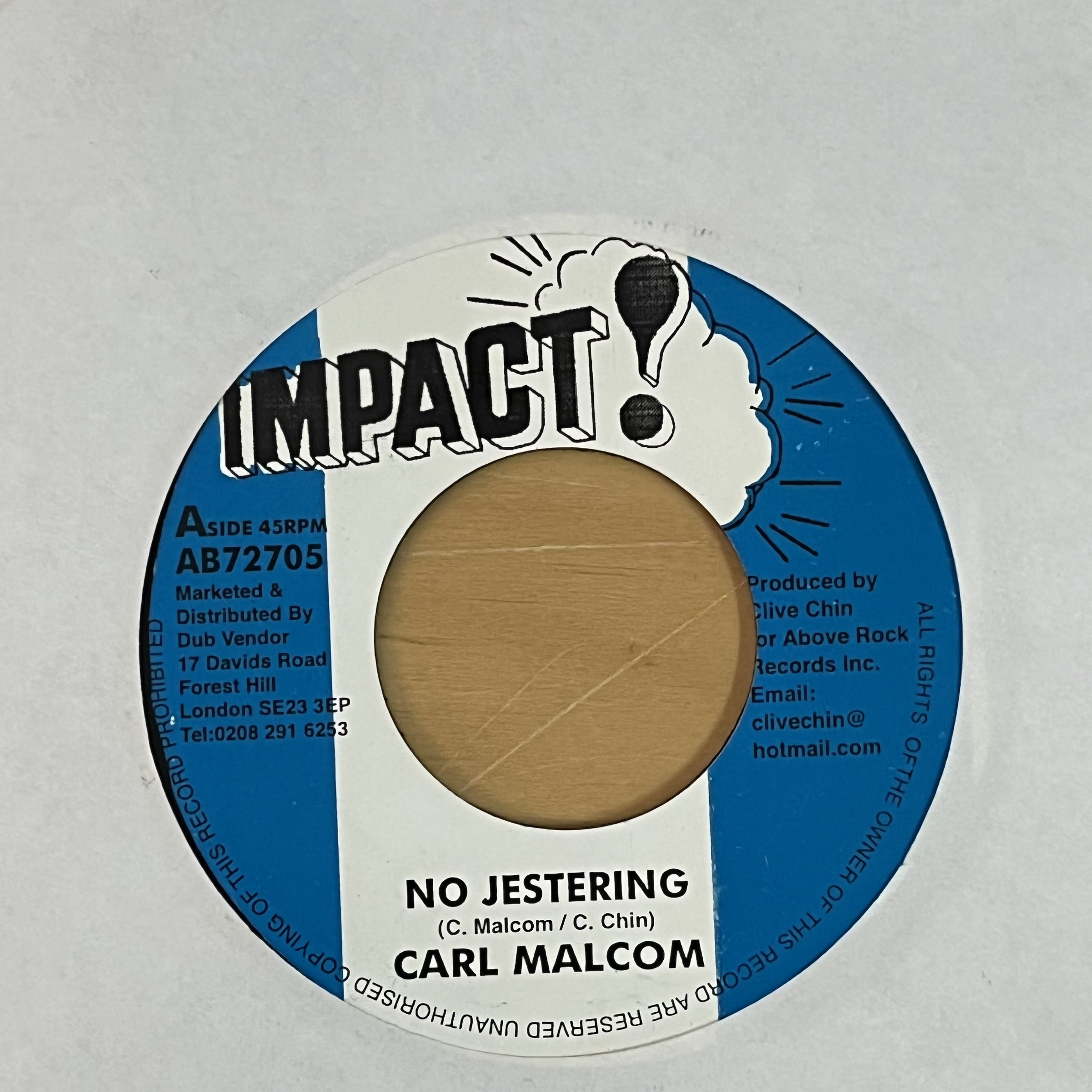 Carl Malcom – No Jestering