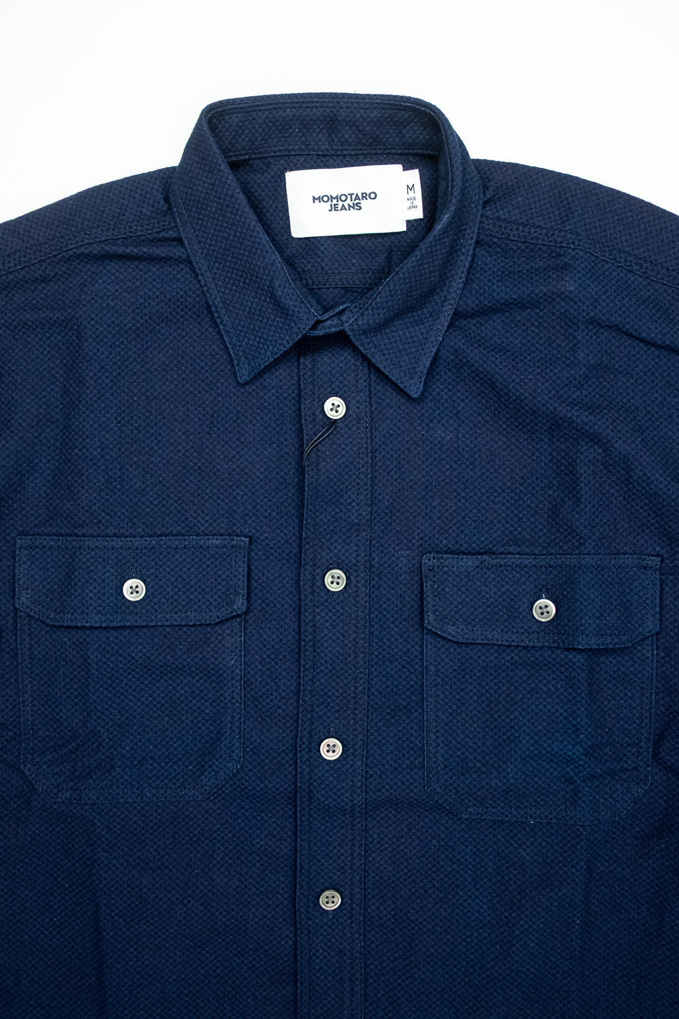 MOMOTARO JEANS - Sashiko CPO Shirt Indigo - 3
