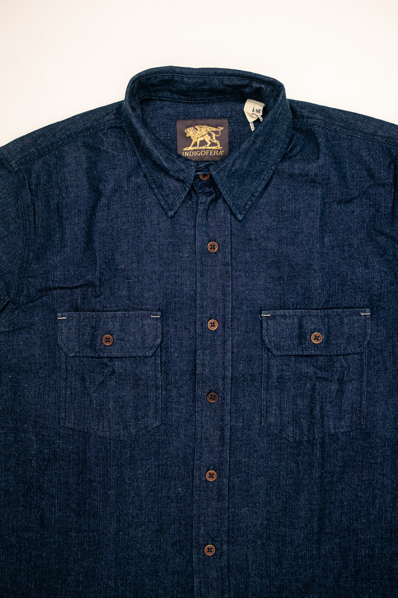 Indigofera - Alamo 8oz Denim Indigo Shirt Rinsed - 3