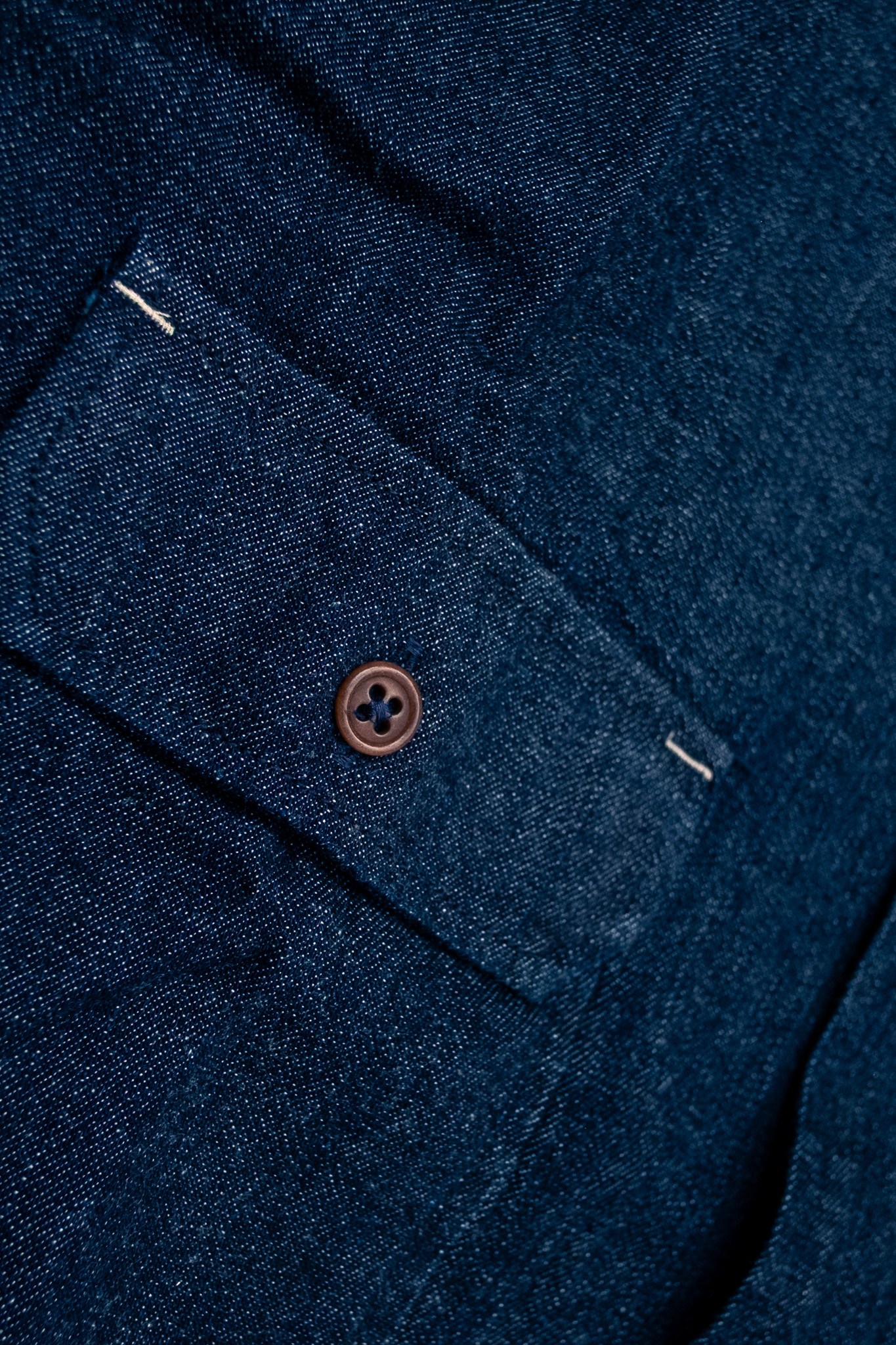 Indigofera - Alamo 8oz Denim Indigo Shirt Rinsed - 5