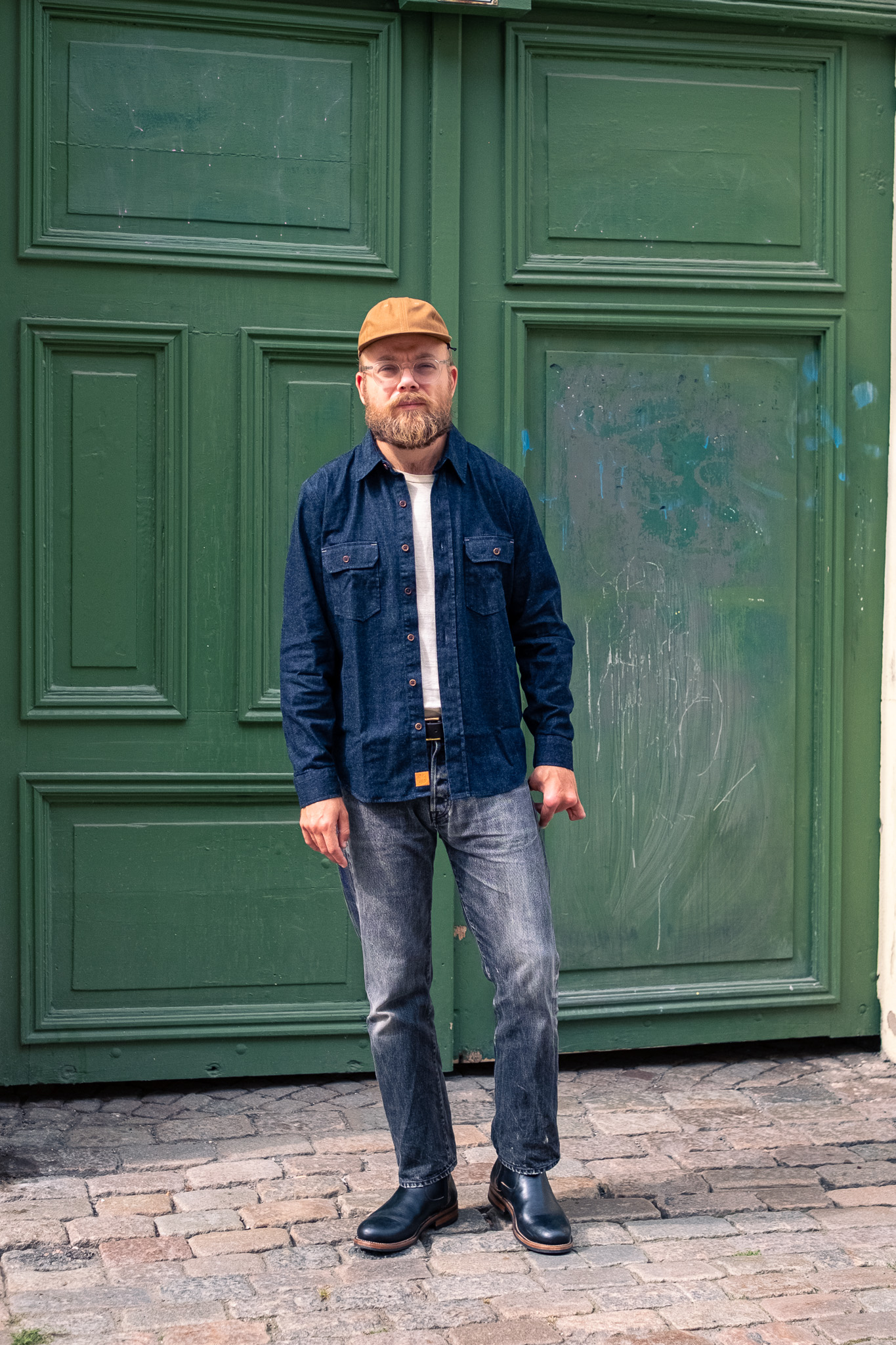 Indigofera - Alamo 8oz Denim Indigo Shirt Rinsed - 9