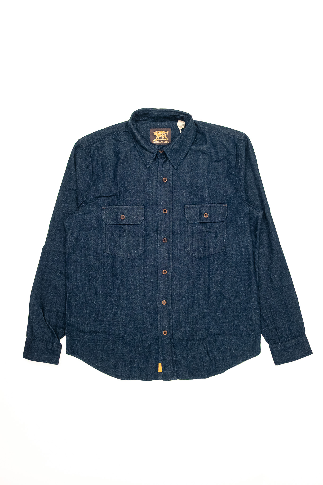 Indigofera - Alamo 8oz Denim Indigo Shirt Rinsed - 2