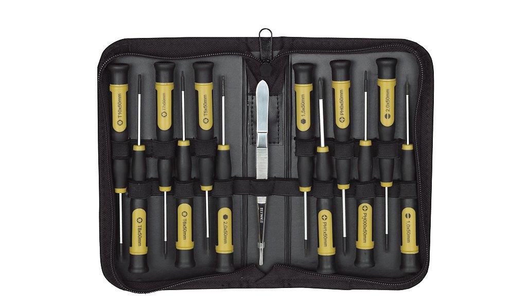 Proxxon MICRO-DRIVER screwdriver set in zipper case (13-piece)