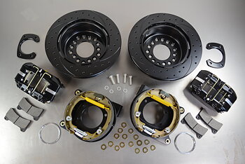 Disc Brake Kit Ford 8"/9" Big New  12.19" 4-piston calipers