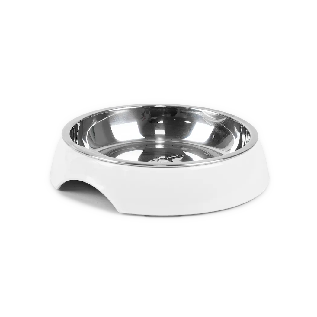 Selected by ZOO Cat food bowl Solid, Gray - Various sizes