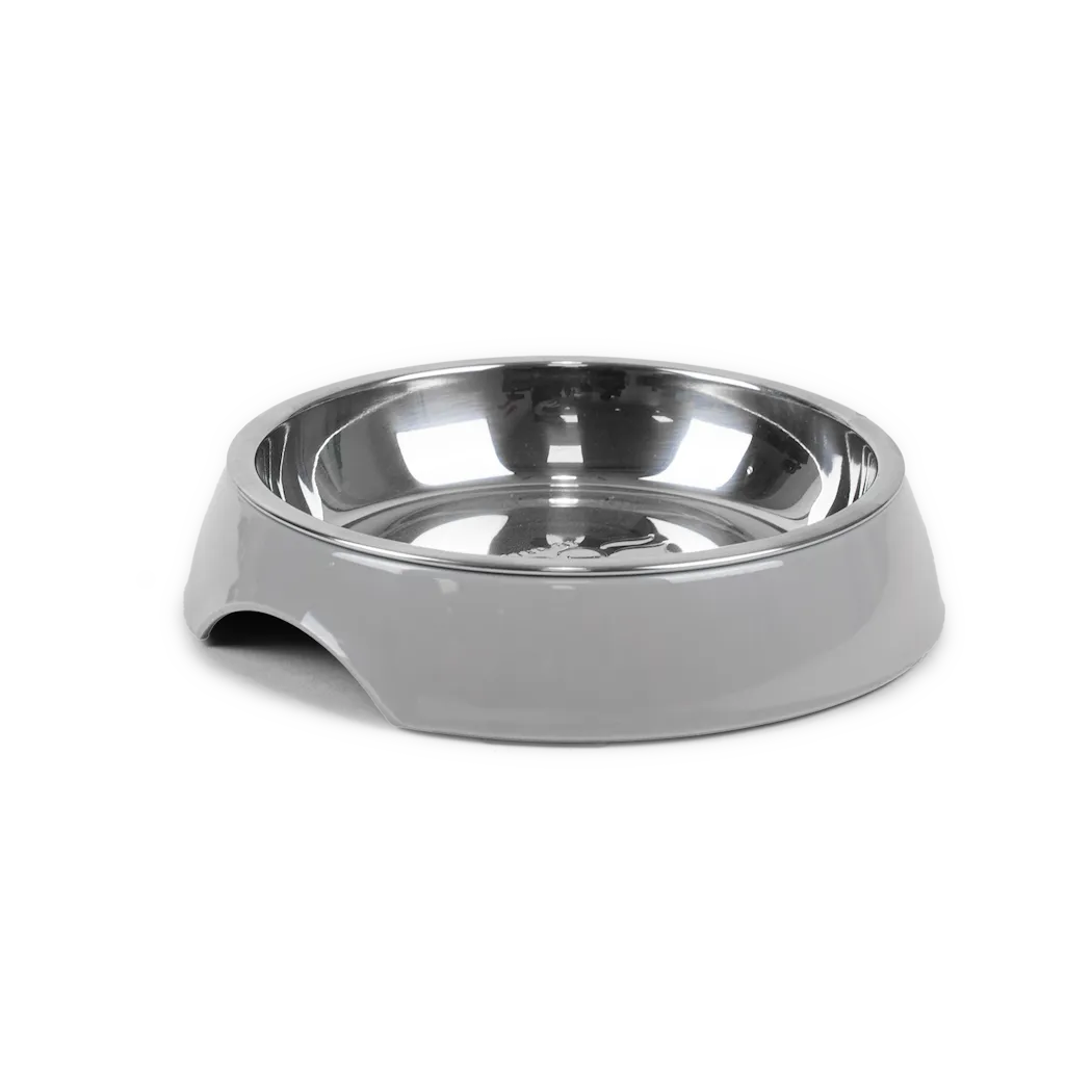 Selected by ZOO Cat food bowl Solid, Gray - Various sizes - 2