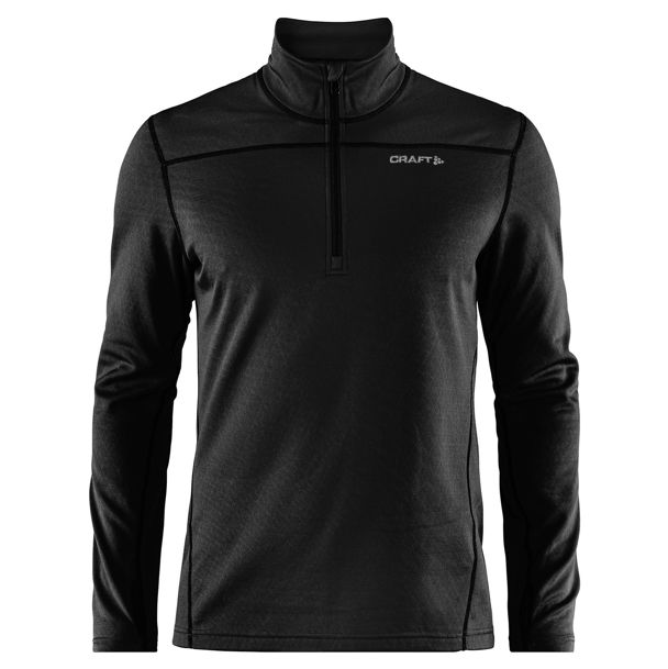 Funktionströja Craft PIN Halfzip, herr, svart