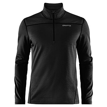 Funktionströja Craft PIN Halfzip, herr, svart