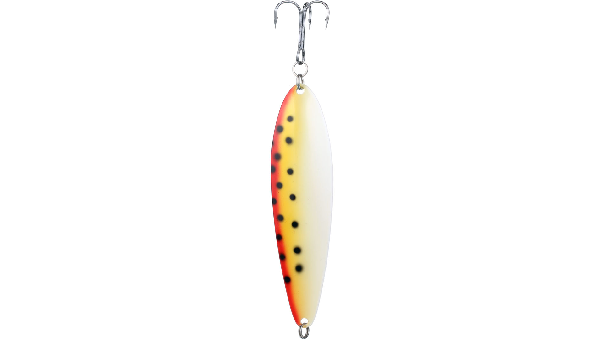 Larger spoon pull from wiggler with a weight of 40 grams and a length of 12cm
