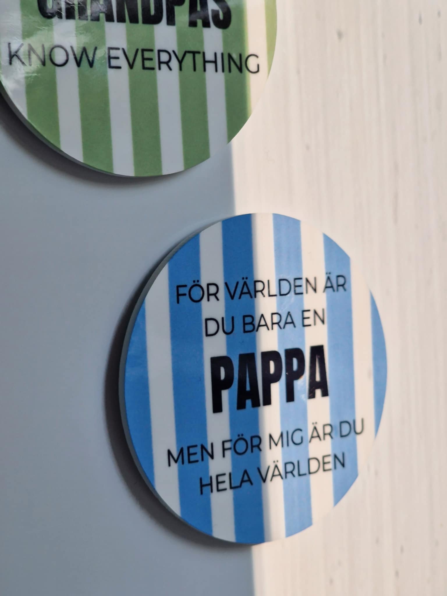 Magnet - "För världen är du bara en pappa, men för mig är du hela världen"