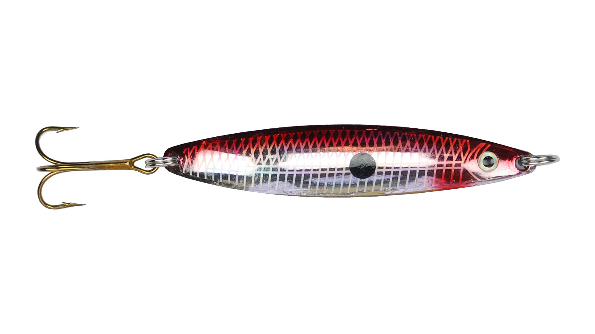 VIKING HERRING 7G is a spoon drag that is a true classic for trout, perch and sea trout. 7g silver red