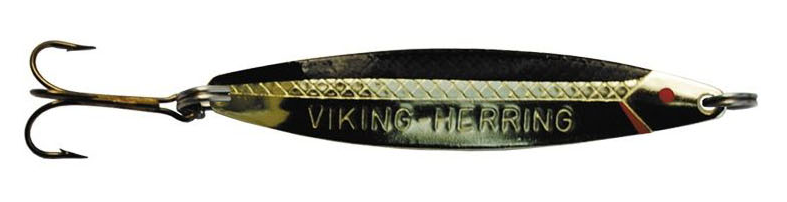 VIKING HERRING 7G is a spoon drag that is a true classic for trout, perch and sea trout. 7g gold black