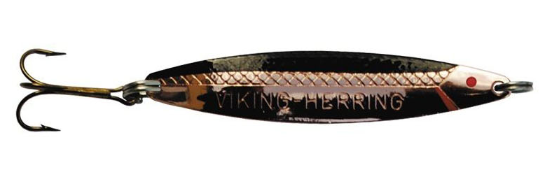 VIKING HERRING 7G is a spoon lure that is a true classic for trout, perch and sea trout. 7g copper