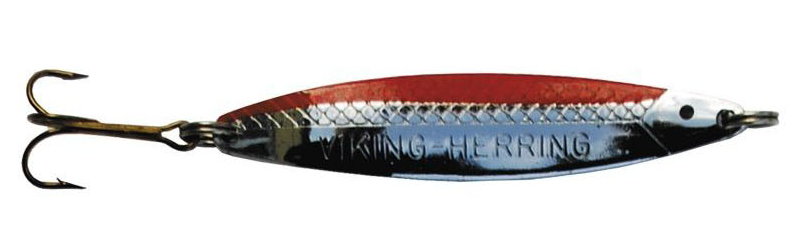VIKING HERRING 7G is a spoon lure that is a true classic for trout, perch and sea trout. 7g red silver