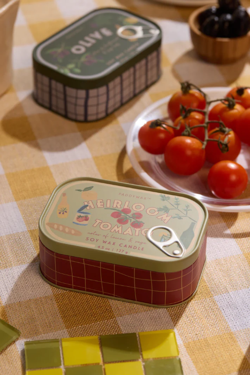 Scented candle in tin box Bistro, Heirloom Tomato - 4