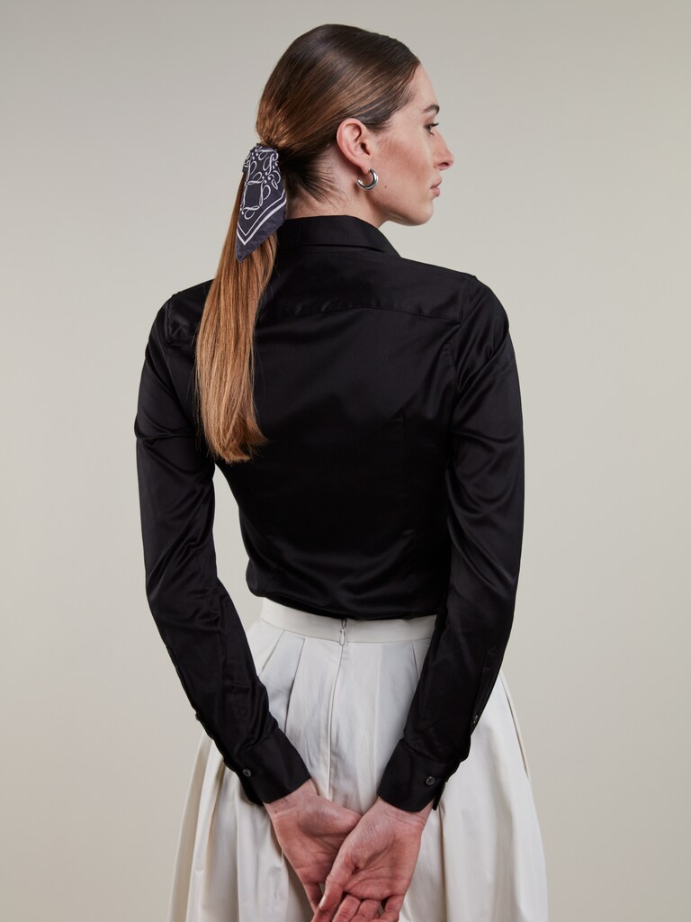 Stenströms Sibylla Shirt, Black - 7