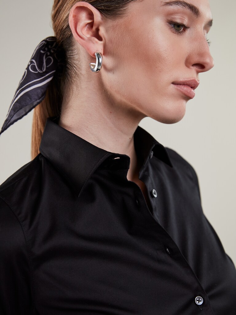 Stenströms Sibylla Shirt, Black - 8