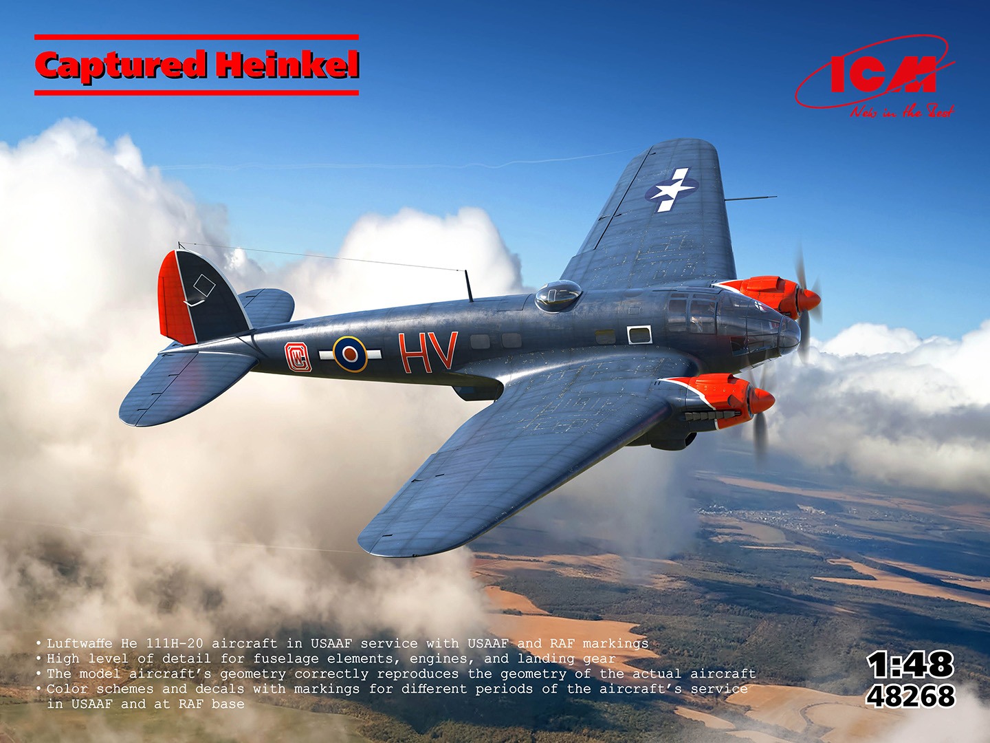 1/48 Captured Heinkel