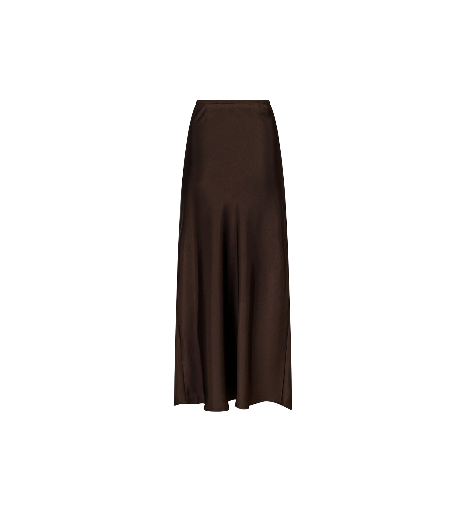 Neo Noir Vicky Heavy Sateen Skirt Dark Brown - 4