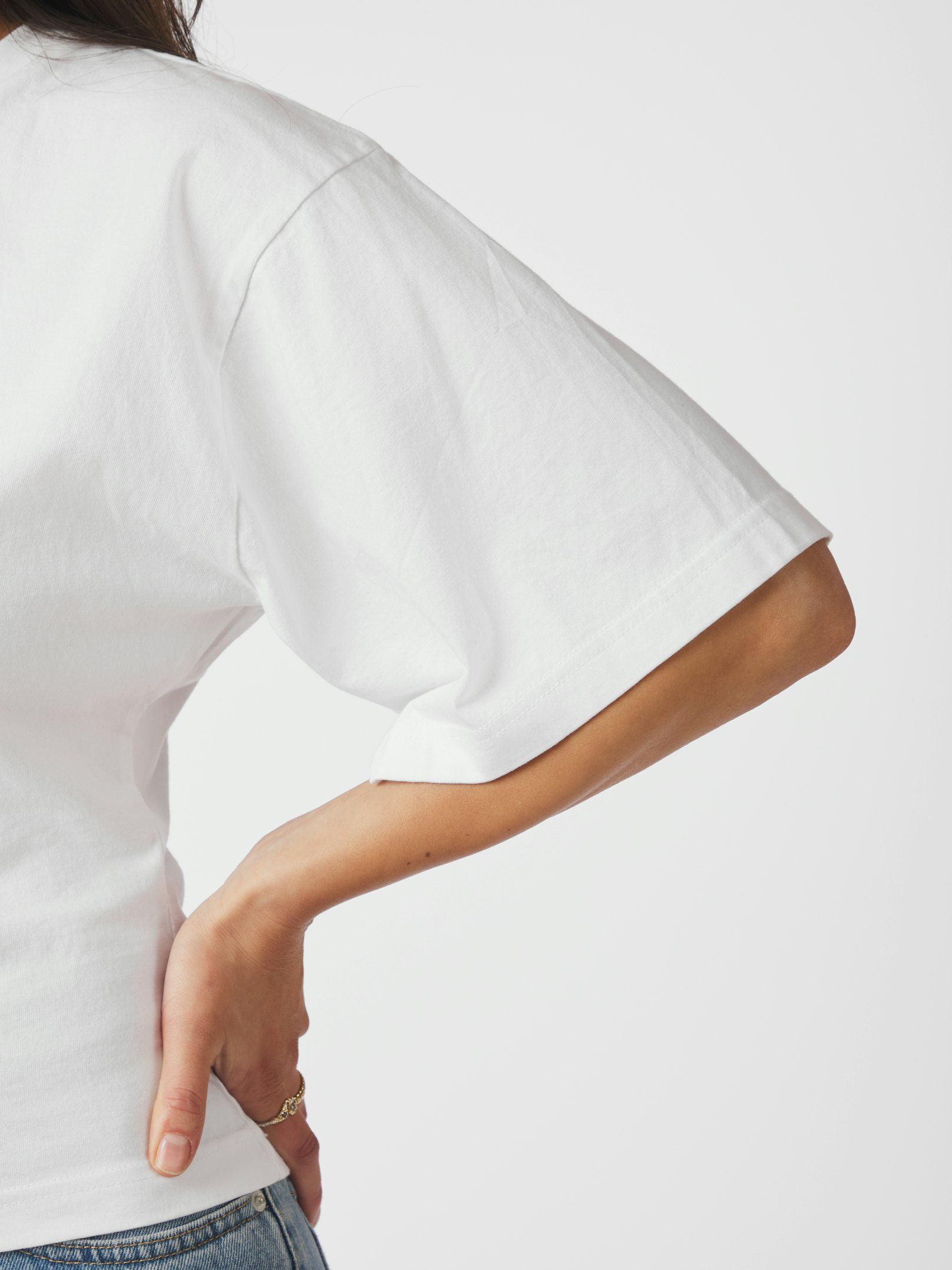 Neo Noir Asha Boxy Tee White - 6