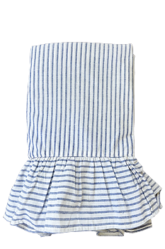 Duk Volang Stripe Vit/Blå