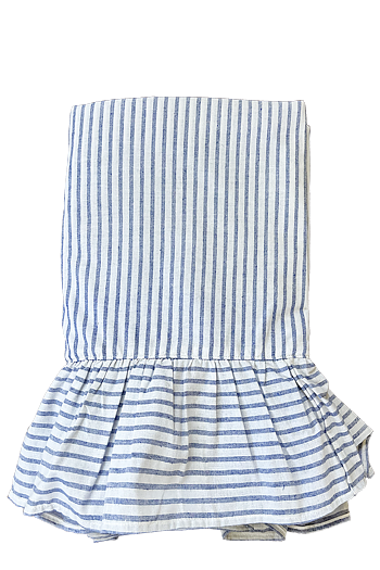 Duk Volang Stripe Vit/Blå
