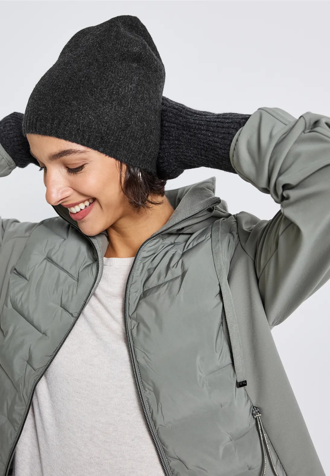 OP Beanie Fine Knit - Anthracite - Street One