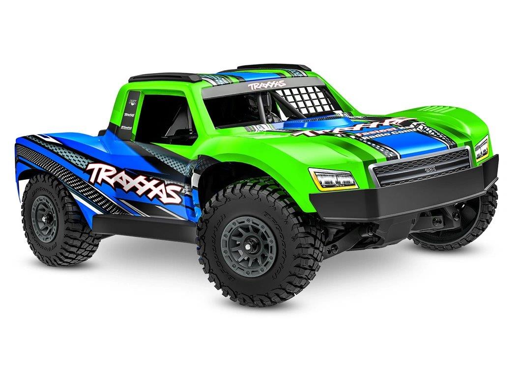Traxxas Mini Slash 4x4 RTR TQ BL-2s Grön - USB-C Laddare / 2s LiPo - 2