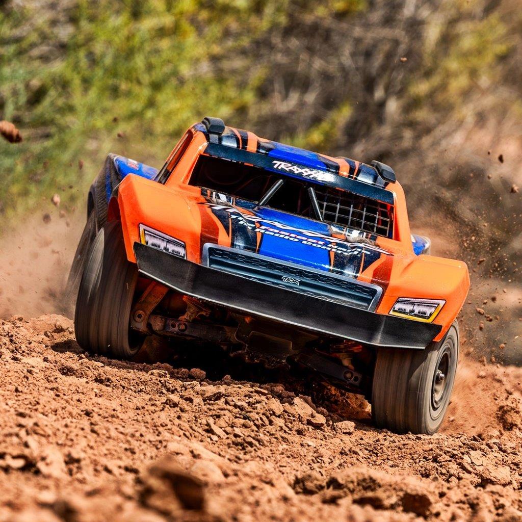 Traxxas Mini Slash 4x4 RTR TQ BL-2s Orange - USB-C Laddare / 2s LiPo - 10