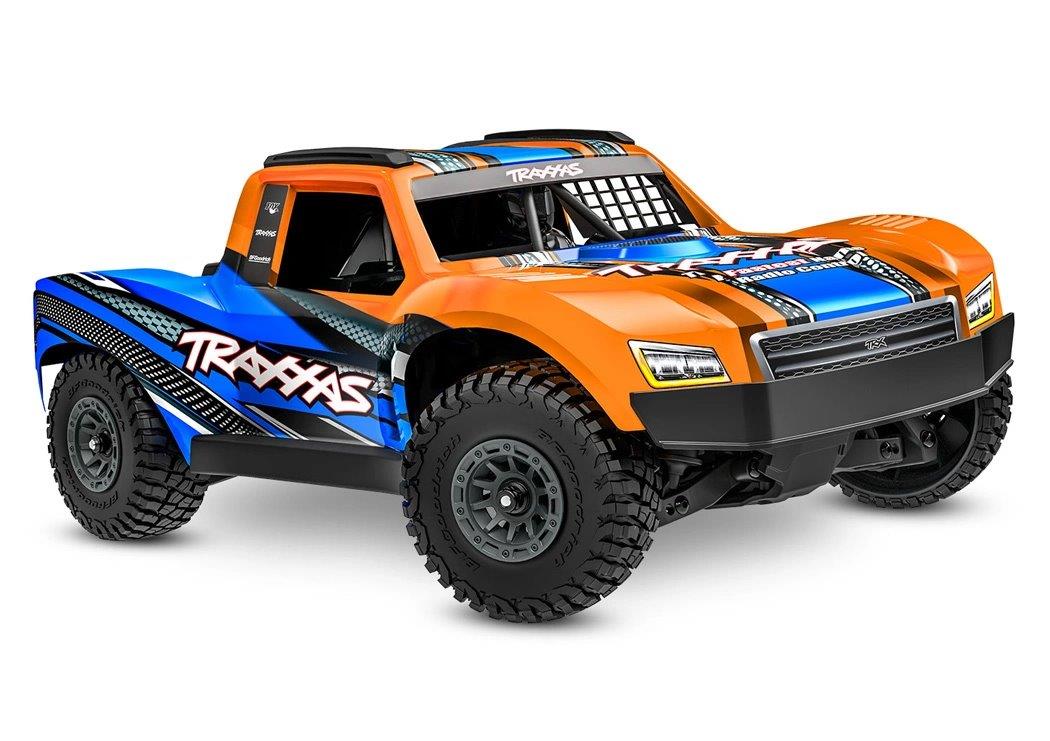 Traxxas Mini Slash 4x4 RTR TQ BL-2s Orange - USB-C Laddare / 2s LiPo - 2