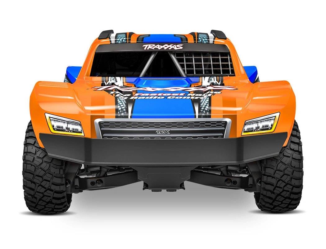Traxxas Mini Slash 4x4 RTR TQ BL-2s Orange - USB-C Laddare / 2s LiPo - 4
