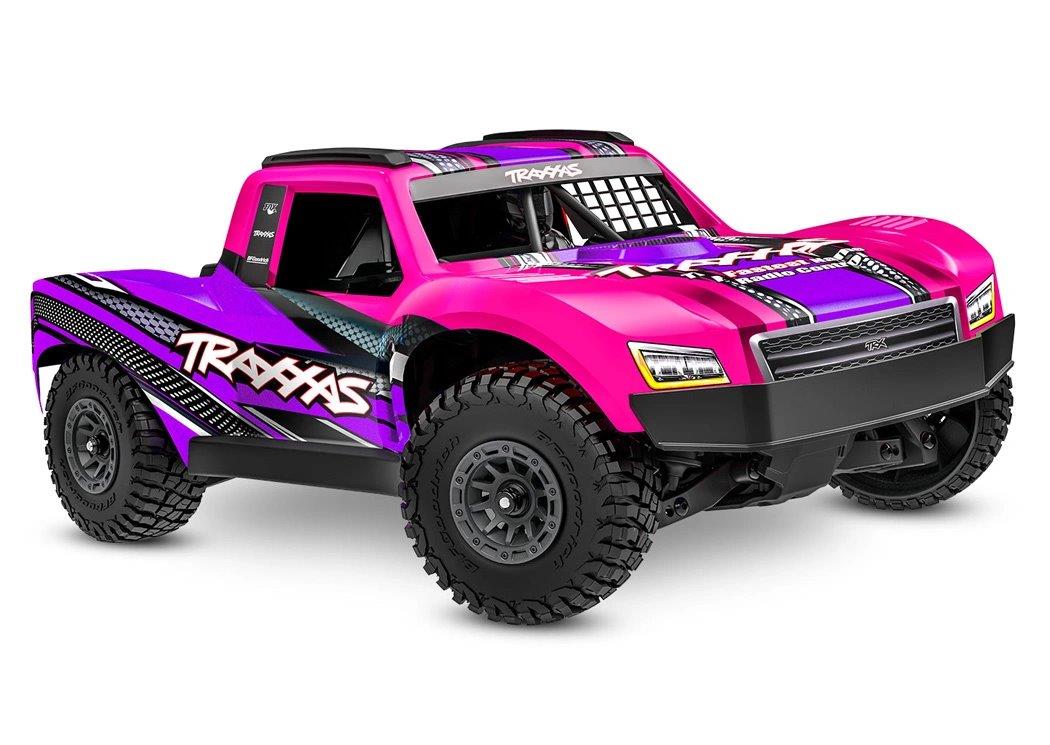 Traxxas Mini Slash 4x4 RTR TQ BL-2s Rosa - USB-C Laddare / 2s LiPo - 2