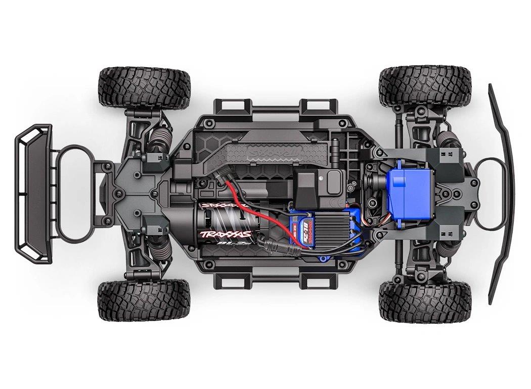 Traxxas Mini Slash 4x4 RTR TQ BL-2s Rosa - USB-C Laddare / 2s LiPo - 10