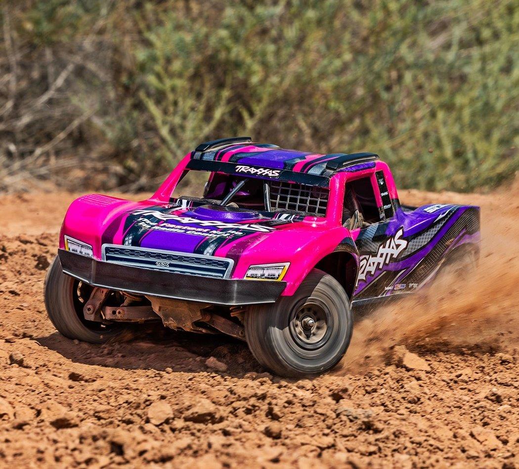 Traxxas Mini Slash 4x4 RTR TQ BL-2s Rosa - USB-C Laddare / 2s LiPo - 6