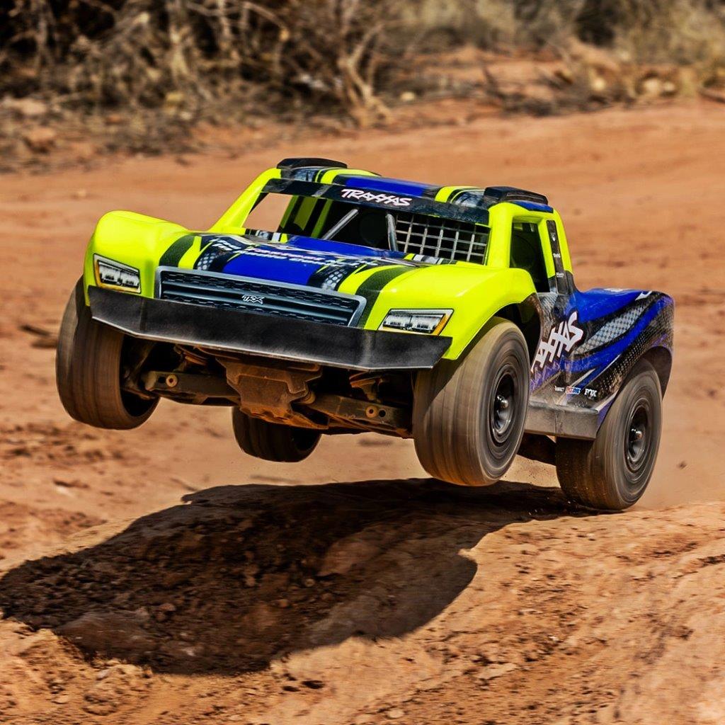 Traxxas Mini Slash 4x4 RTR TQ BL-2s Gul - USB-C Laddare / 2s LiPo - 8