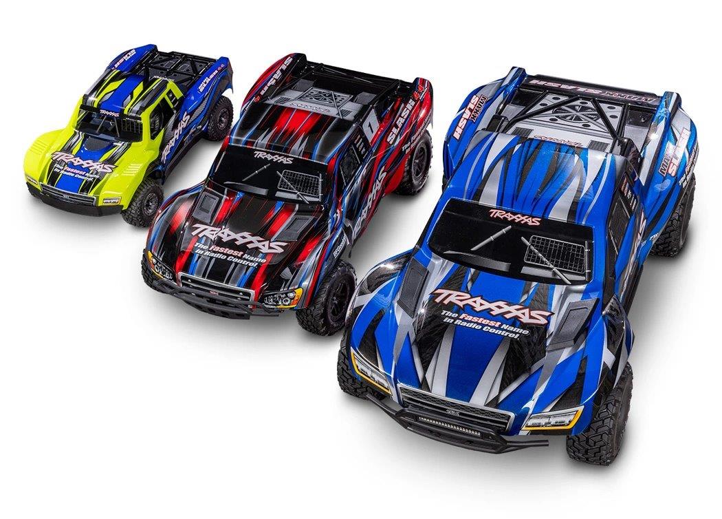 Traxxas Mini Slash 4x4 RTR TQ BL-2s Gul - USB-C Laddare / 2s LiPo - 9