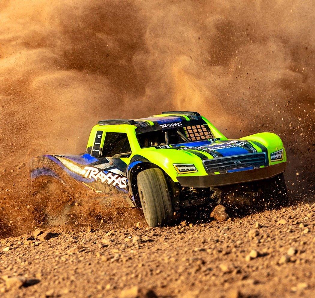 Traxxas Mini Slash 4x4 RTR TQ BL-2s Gul - USB-C Laddare / 2s LiPo - 7