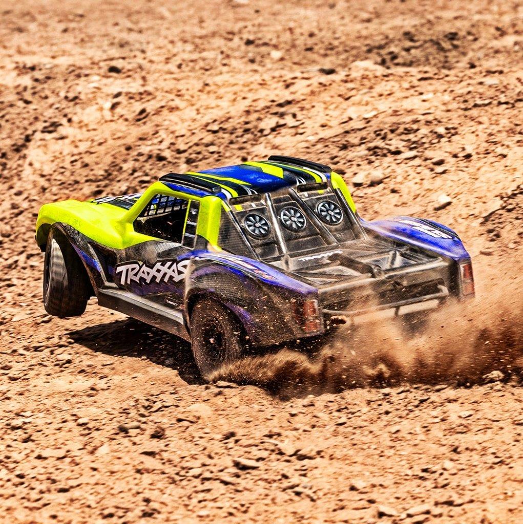 Traxxas Mini Slash 4x4 RTR TQ BL-2s Gul - USB-C Laddare / 2s LiPo - 6