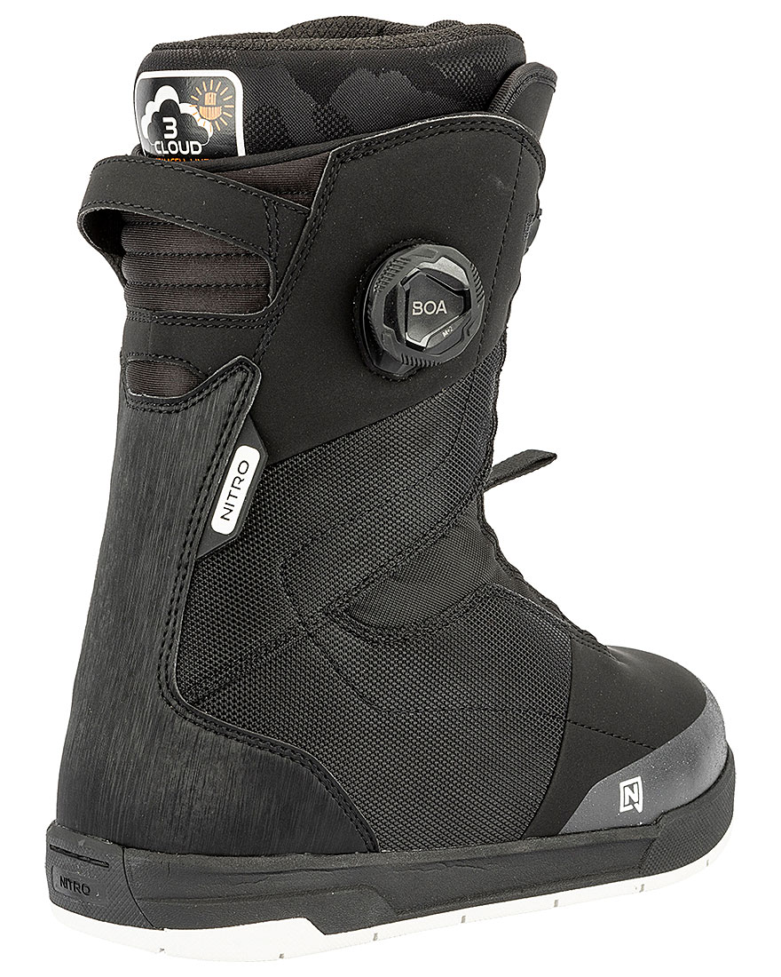 Nitro Snowboard Boots - Monarch Boa Black - 2