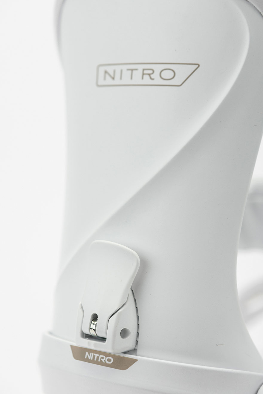 Nitro Snowboard Binding - Cosmic White - 4